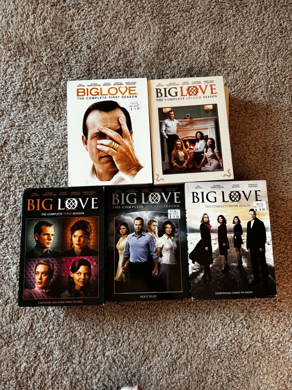 Big Love: The Complete Series DVD Set (Seasons 1-5) (two full sets available)